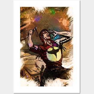 ZAGOR Darkwood Comic Book HERO Abstract Custom Portrait Posters and Art